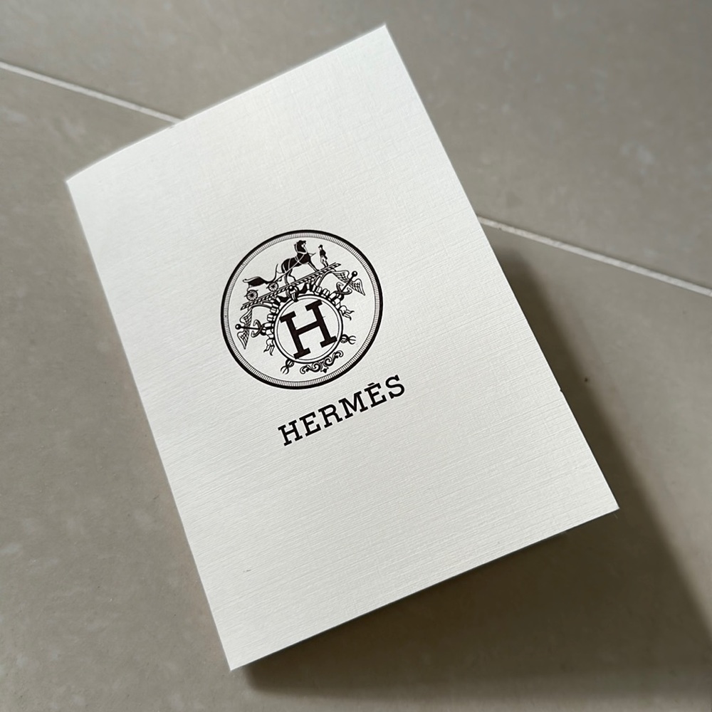 Hermes receipt envelope